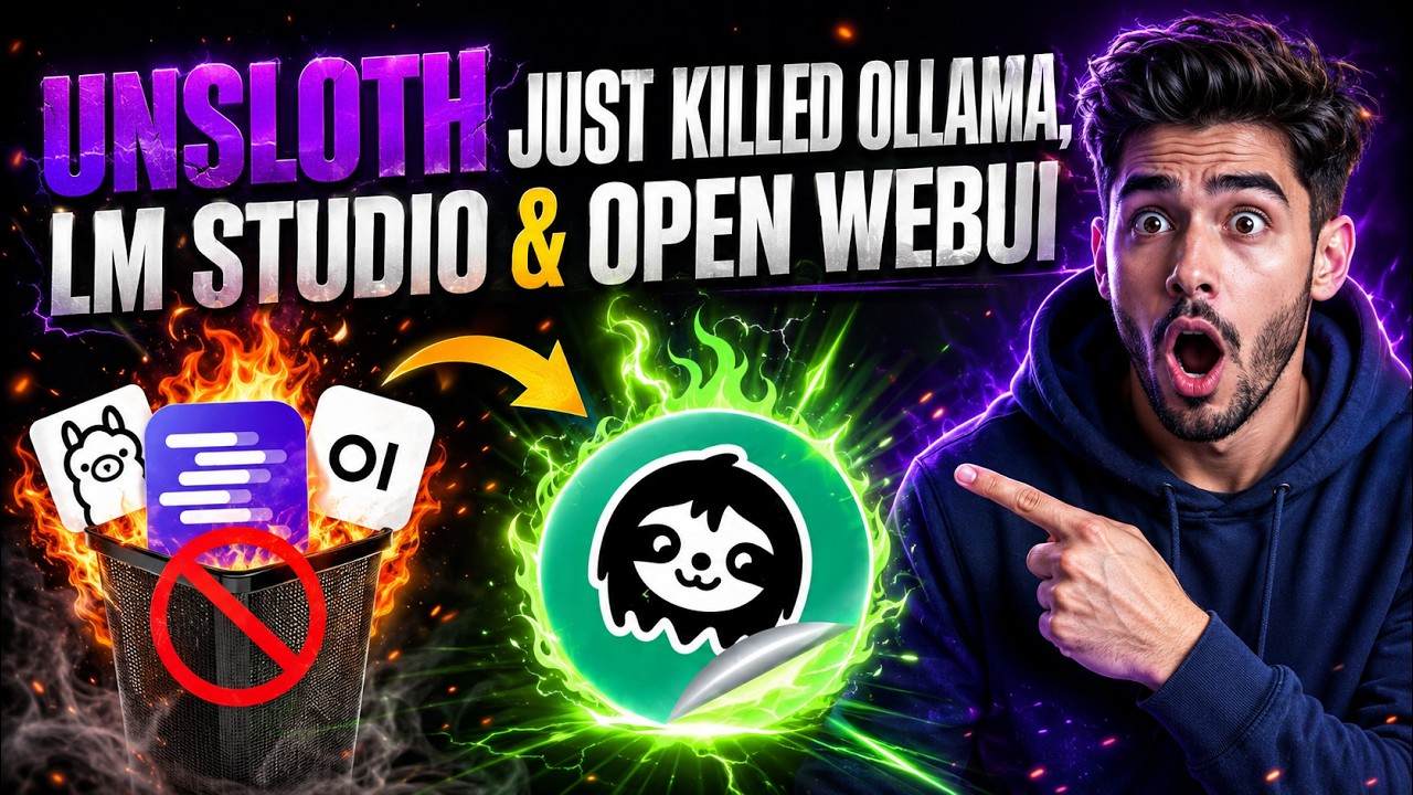 Unsloth Just Killed Ollama, LM Studio & Open WebUI
