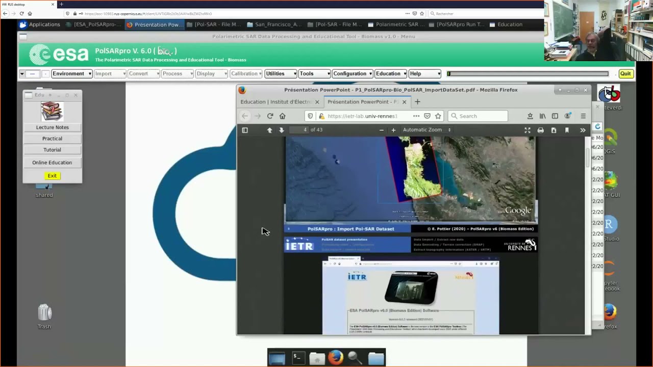 SAR Polarimetry: Basics and Advanced Concepts - Prof. Eric Pottier (practical)