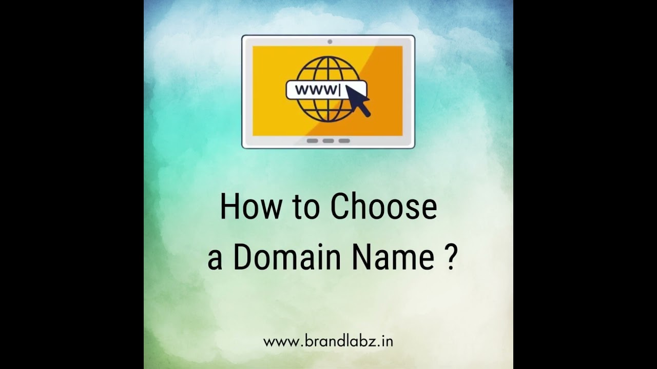 👉🏻How to Choose a Domain Name ?