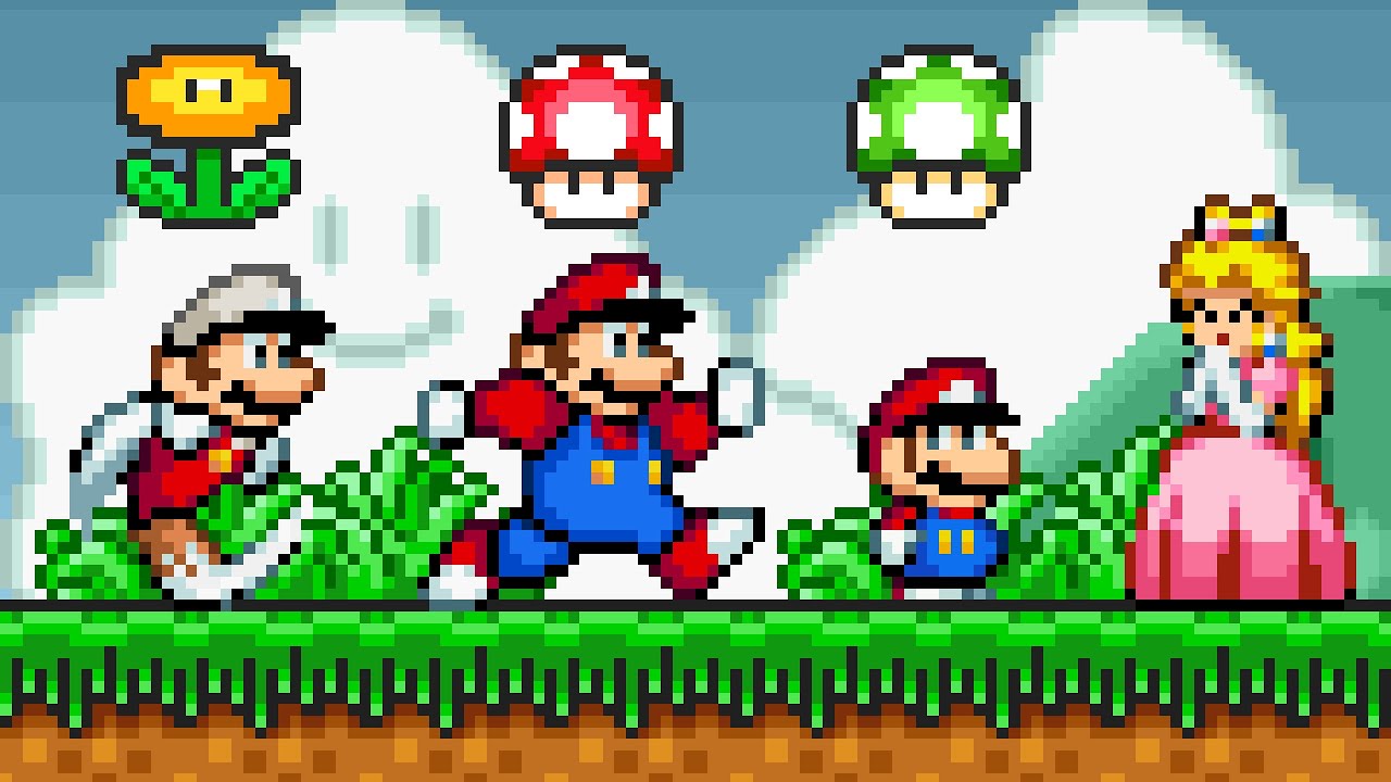 Somari in Super Mario Bros. 1 SNES (Sonic Boll 1.9.3). ᴴᴰ