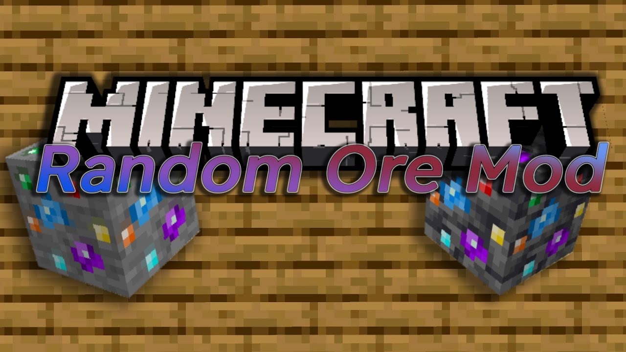 Minecraft | Random Ore Mod | Everything can drop...