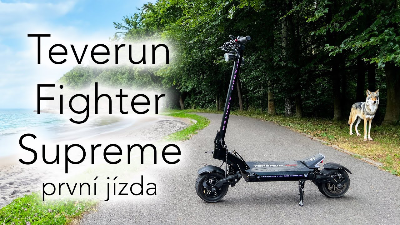 Teverun Fighter Supreme - zašlapal vlka do země 🤪. První jízda 🛴