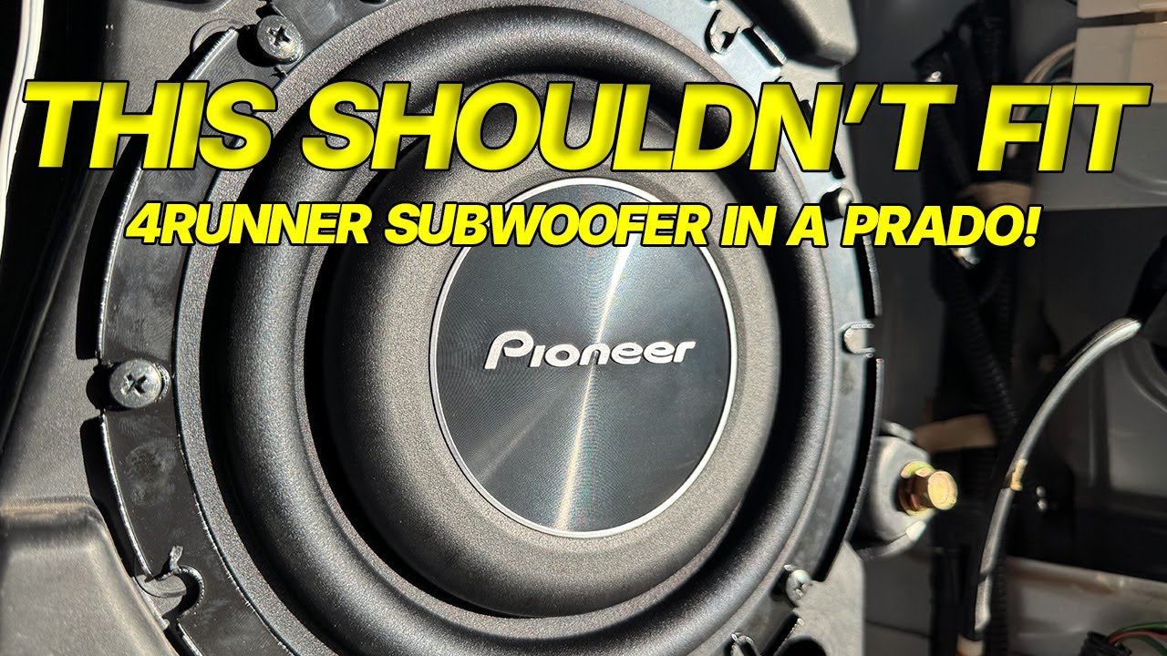 This Subwoofer Shouldn’t Fit in a Toyota Prado (But It Does)