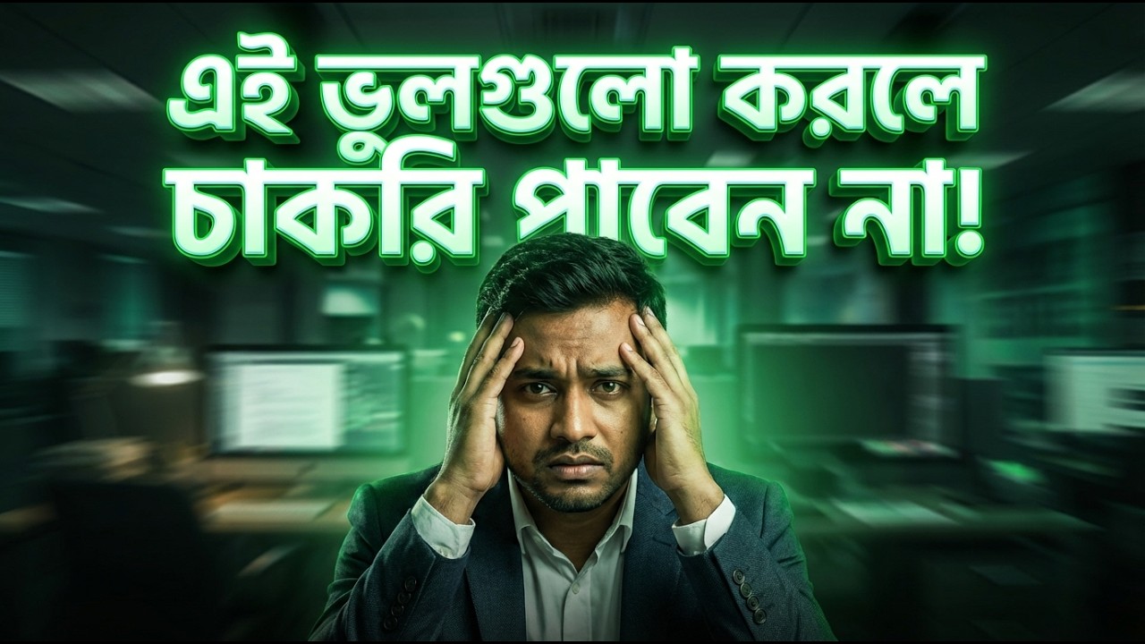 এই ভুলগুলো করলে বাংলাদেশে চাকরি পাওয়া অসম্ভব