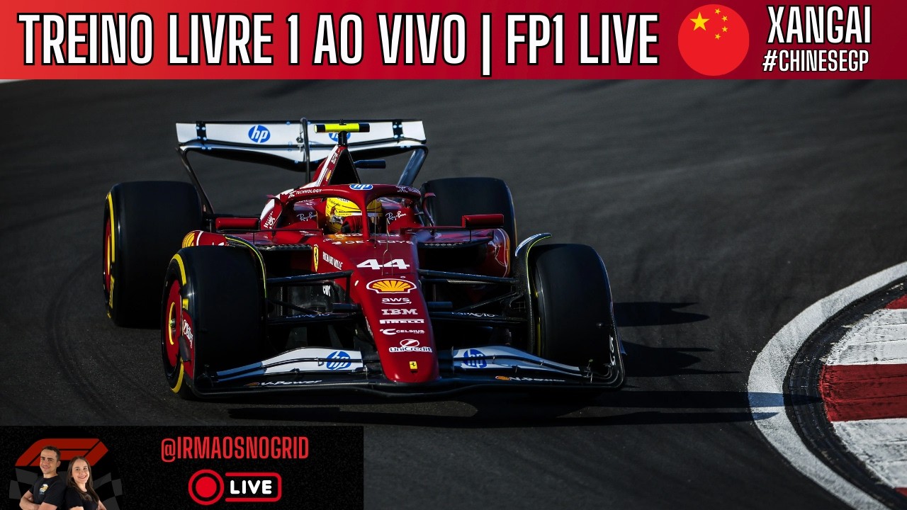 FORMULA 1 AO VIVO TREINO LIVRE 1 CHINA GP XANGAI FP1 GRANDE PRÊMIO TL1 2026 | LIVE TIMING