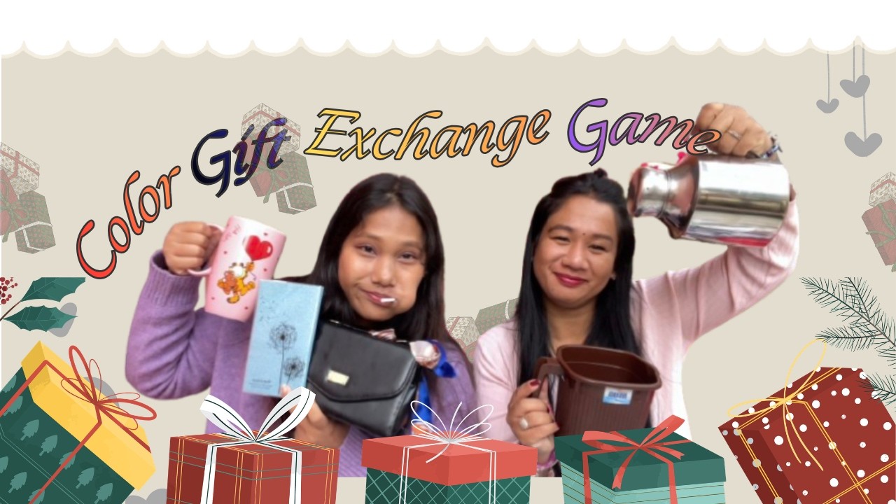 Color Gift Exchange with My Sister 💖🌈 |  More Chaotic 😂