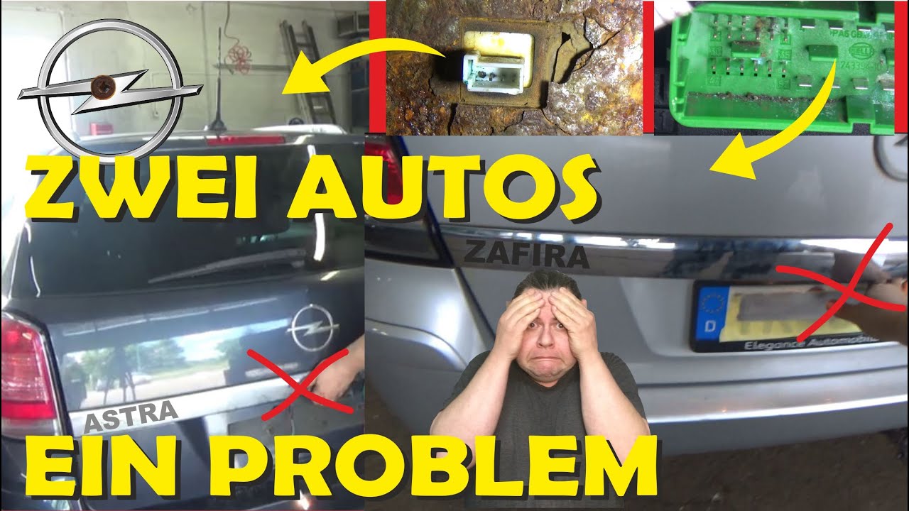 Opel ASTRA'H & ZAFIRA'B | Taster Heckklappe streikt | Elektronik defekt??? [LOW BUDGET REPARATUR]