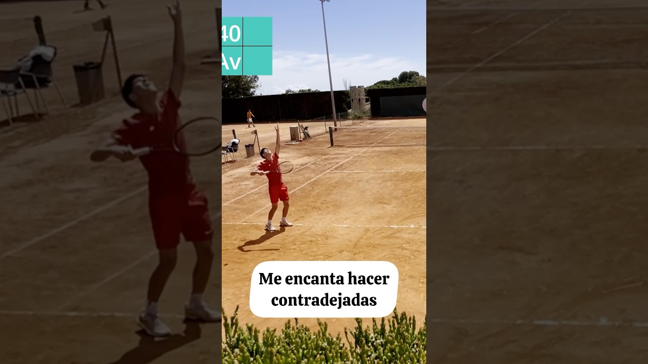 Me encanta hacer contradejadas. #tennis #tennisplayer #deporte