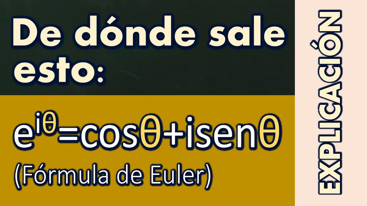 Una deducción de la fórmula de Euler, eⁱⁿ=cos(n)+isen(n)
