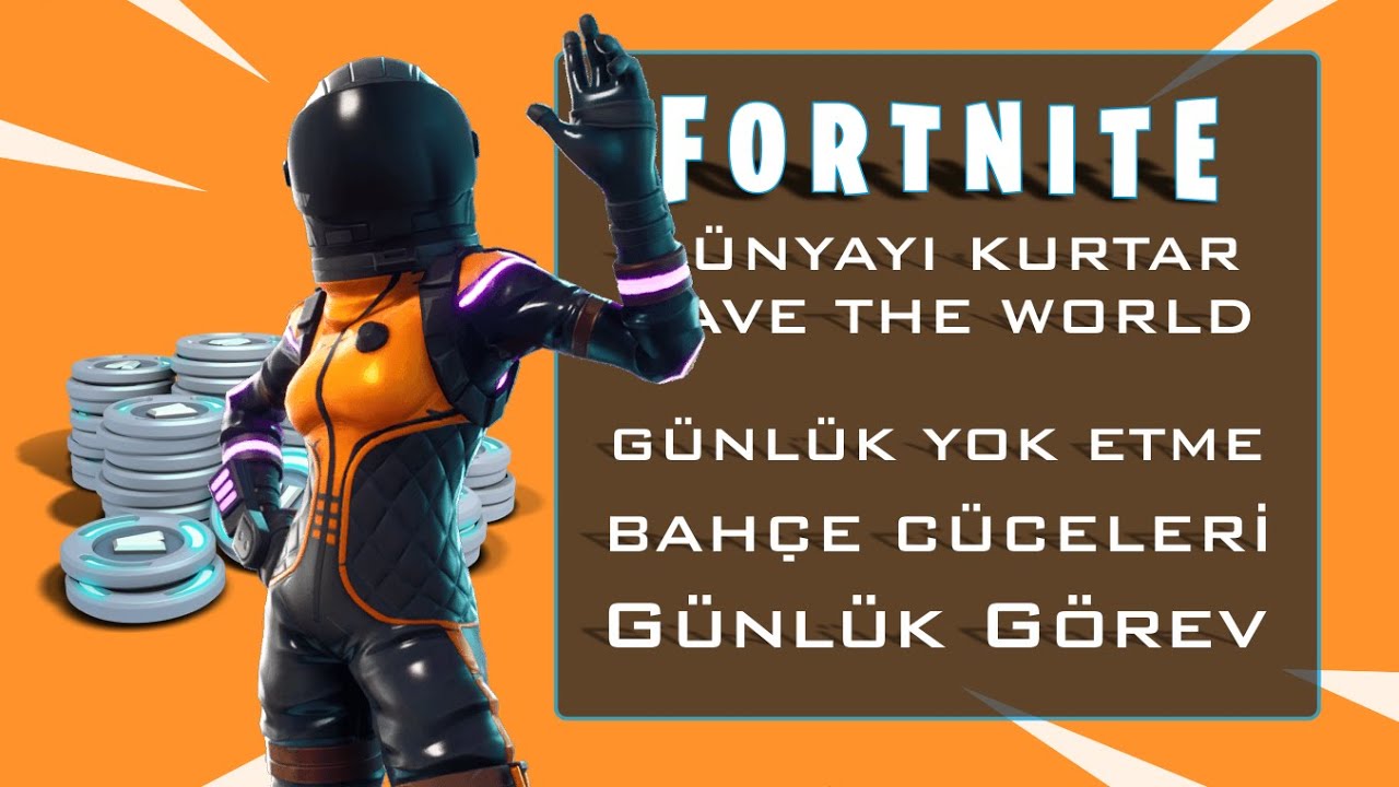 Fortnite Dünyayı Kurtar Günlük Yok Etme Bahçe Cüceleri