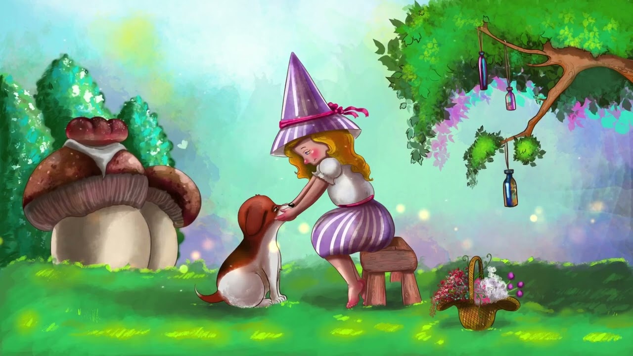 Cozy garden atmosphere music for relaxation