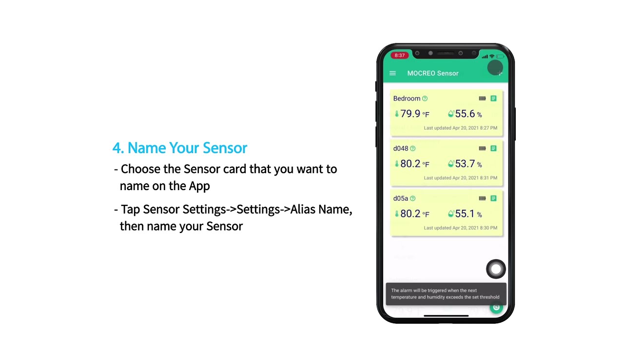 How to set up MOCREO Hub and Sensor