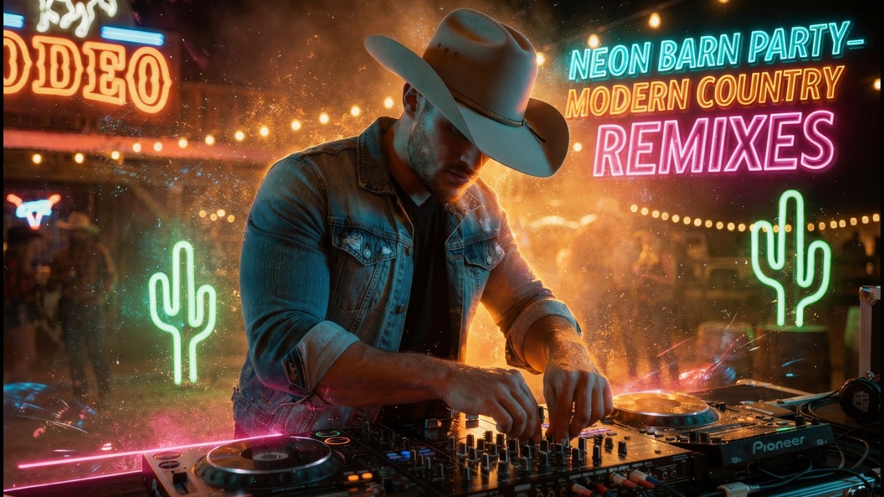 🤠 Country EDM Party Mix 🔥 | Neon Barn Party (1 Hour RodeoWave)