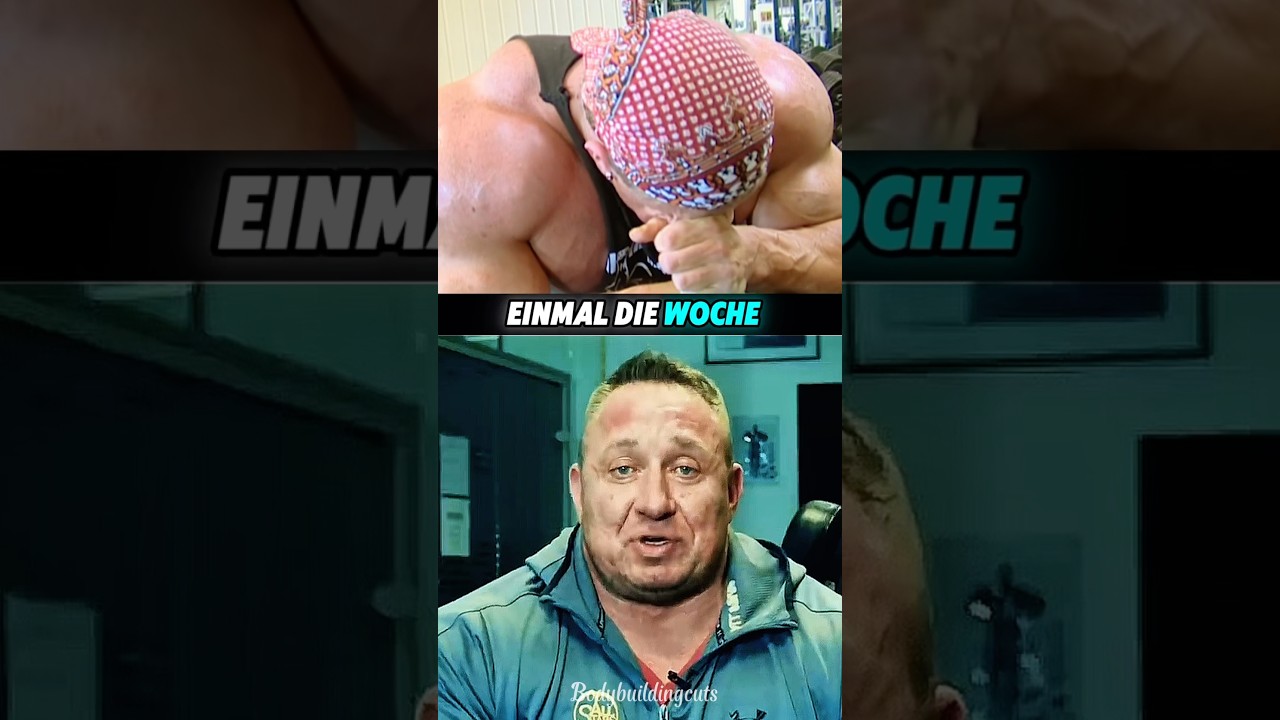 Muskeln 1 mal oder 2 mal die Woche trainieren!?😳🤔 #markusr&uuml;hl #motivation #bodybuilding