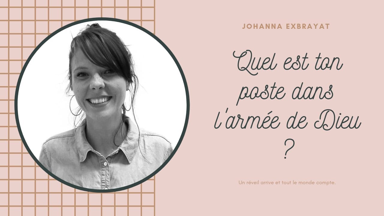 Quel est ton poste dans l'armée de Dieu ? - Pasteure Jo