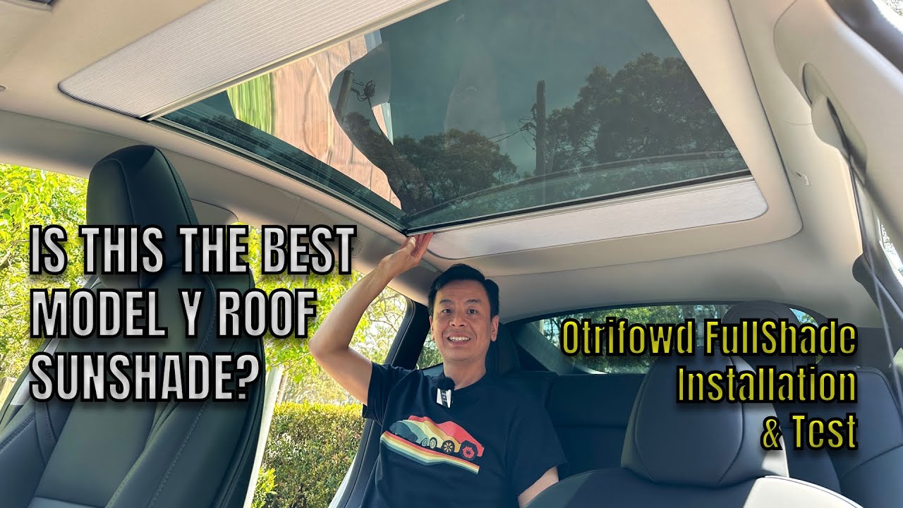 BEST ROOF SUNSHADE FOR MODEL Y? Installation & Test Otrifowd Fullshade
