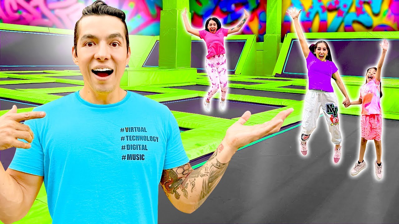 PASAMOS 24 HORAS EN UN PARQUE DE TRAMPOLINES 😱 @Karla Bustillos