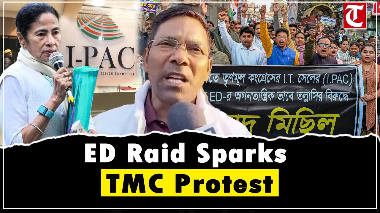 ED Raids I-PAC Office in Kolkata; TMC Slams BJP, Calls Action Political Intimidation