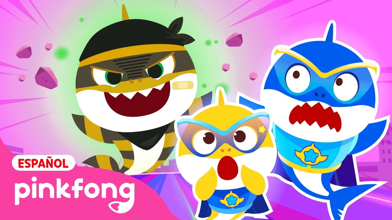¡Ah ¡Un Monstruo Gigante! | El Super-héroe Tiburón Bebé | Pinkfong en español