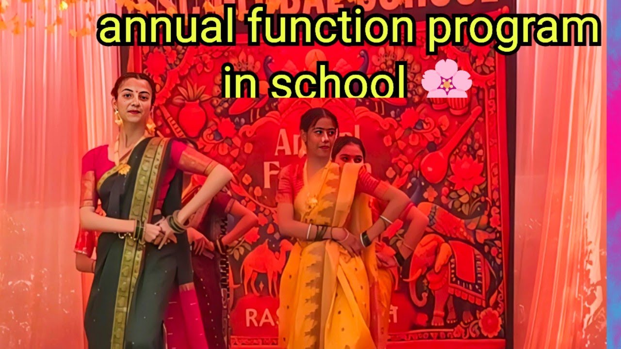 Annual function program in school 🏫❤️#annualfunction #viralvlog 