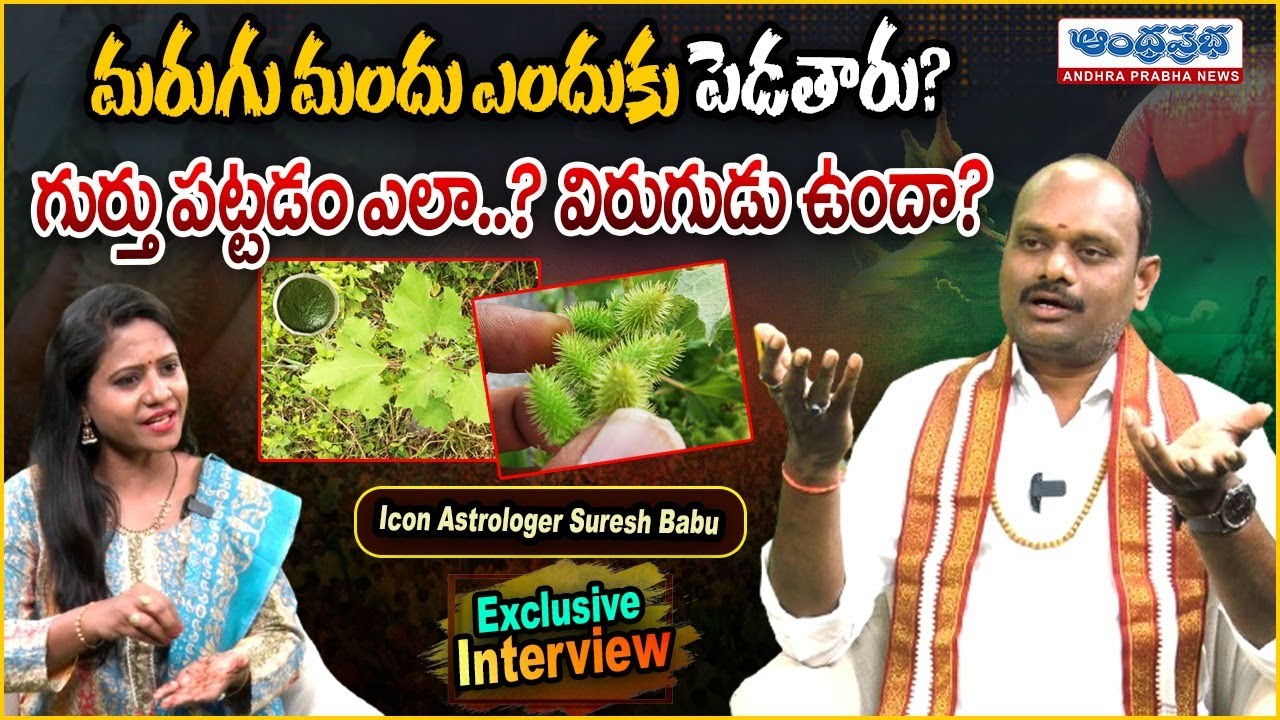 Icon Astrologer Suresh Babu | Marugu Mandu Pettadam Ela | మరుగు మందు ఎలా పెడతారు? | Andhraprabha