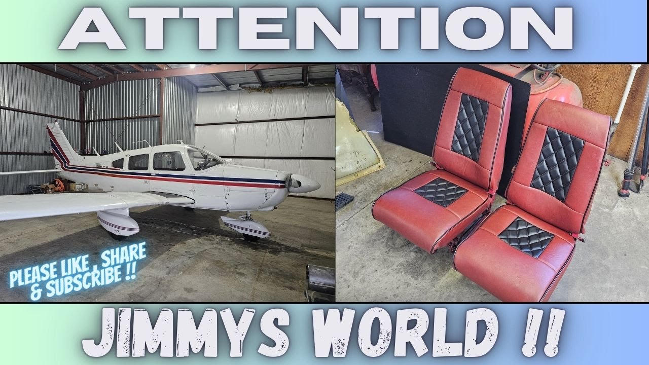 Piper Plane Seats how to ReUpholstery #viralvideo #1million