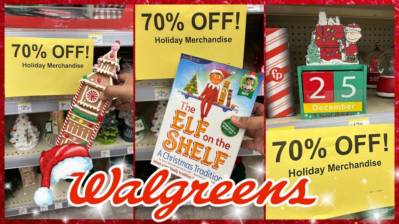 Скидка 70%🔥Спешите в Walgreens! Рождественская распродажа со скидкой 70% продолжается 🎄🔥