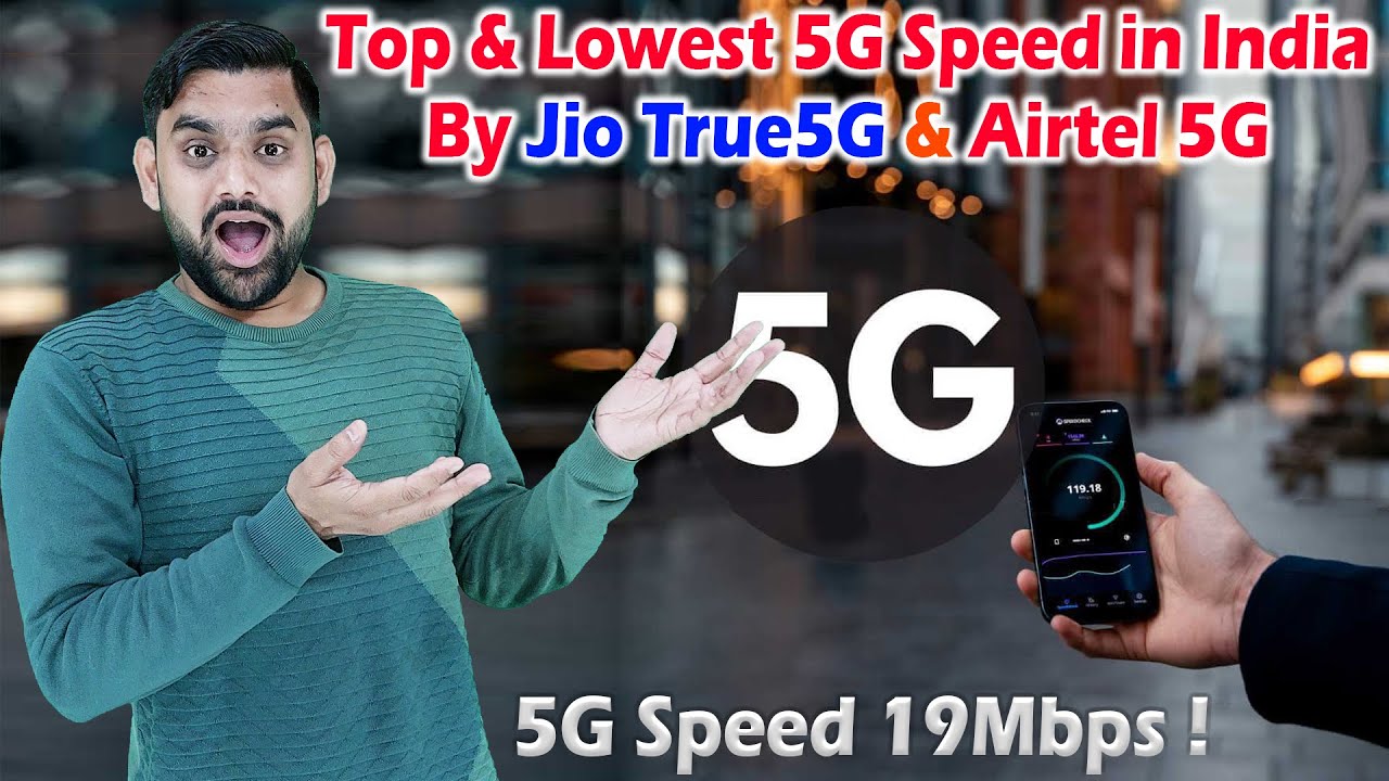 All India Cities Top 5G Speed BY Airtel 5G & Jio True5G | Ookla 5G Internet Speed Test By Jio True5G