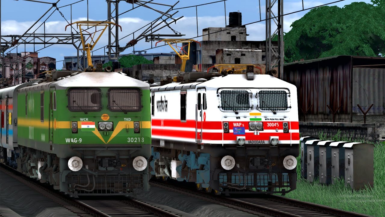 TRAIN PARRLEL ARRIVAL AT RAILWAY STATION | BUMPY RAILROAD | Train Simulator | Railwork | #railworks