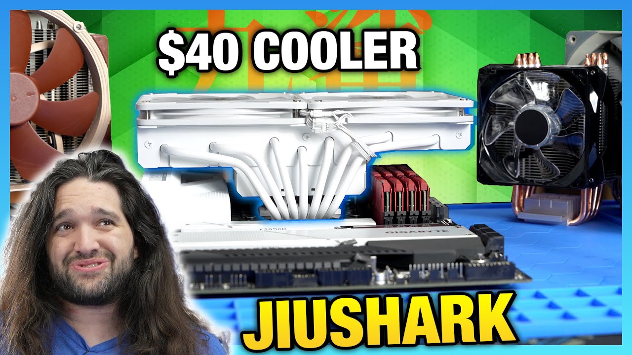 Weird $40 CPU Cooler: Jiushark JF13K Diamond Flat Tower Review