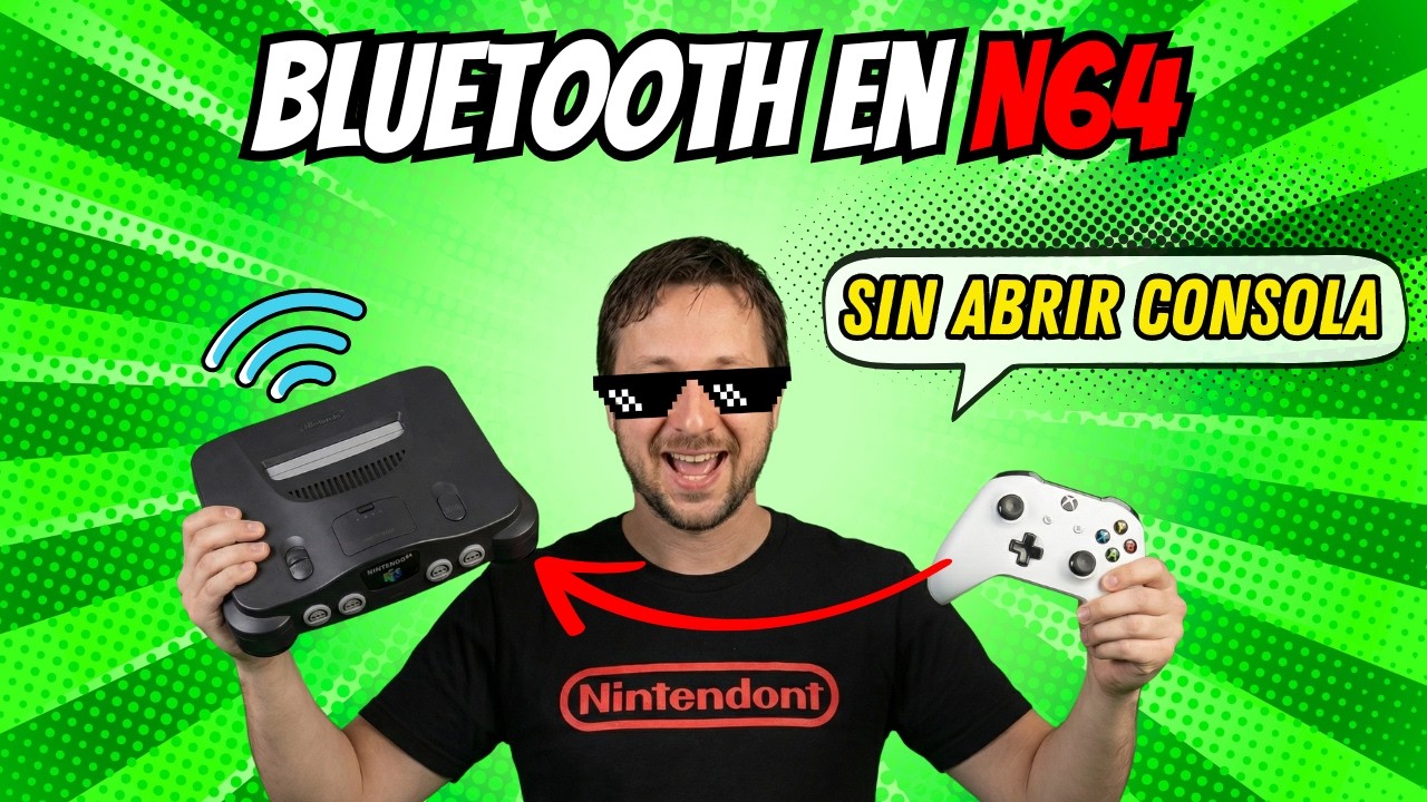 Nintendo 64 BLUETOOTH 🔥 Sin Abrir Consola | BlueRetro EXTERNO