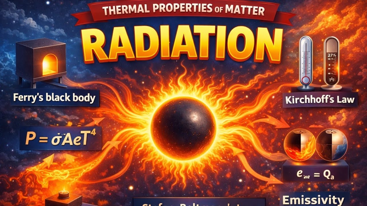 Thermal properties lecture 6 || ferry's black body|| Provost theory of heat exchange 