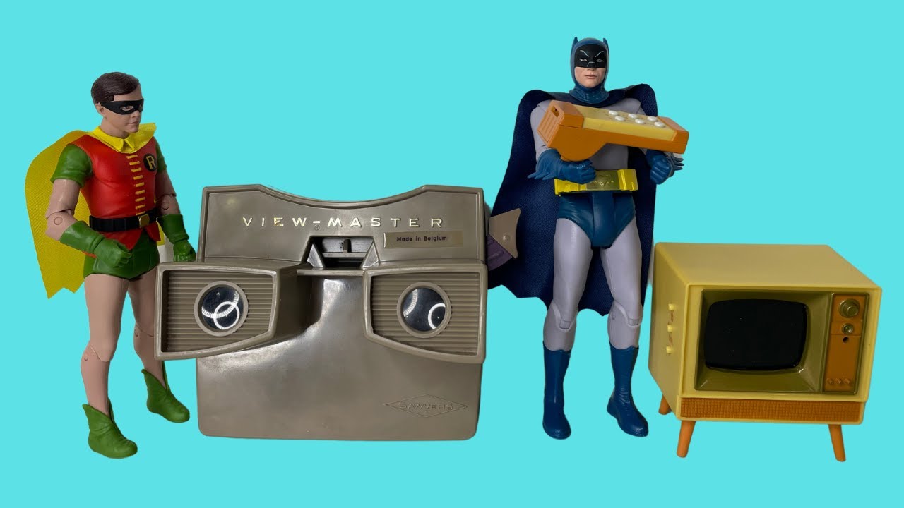 Мини-телевизор «Бэтмен» 1966 года против винтажного View-Master из 80-х