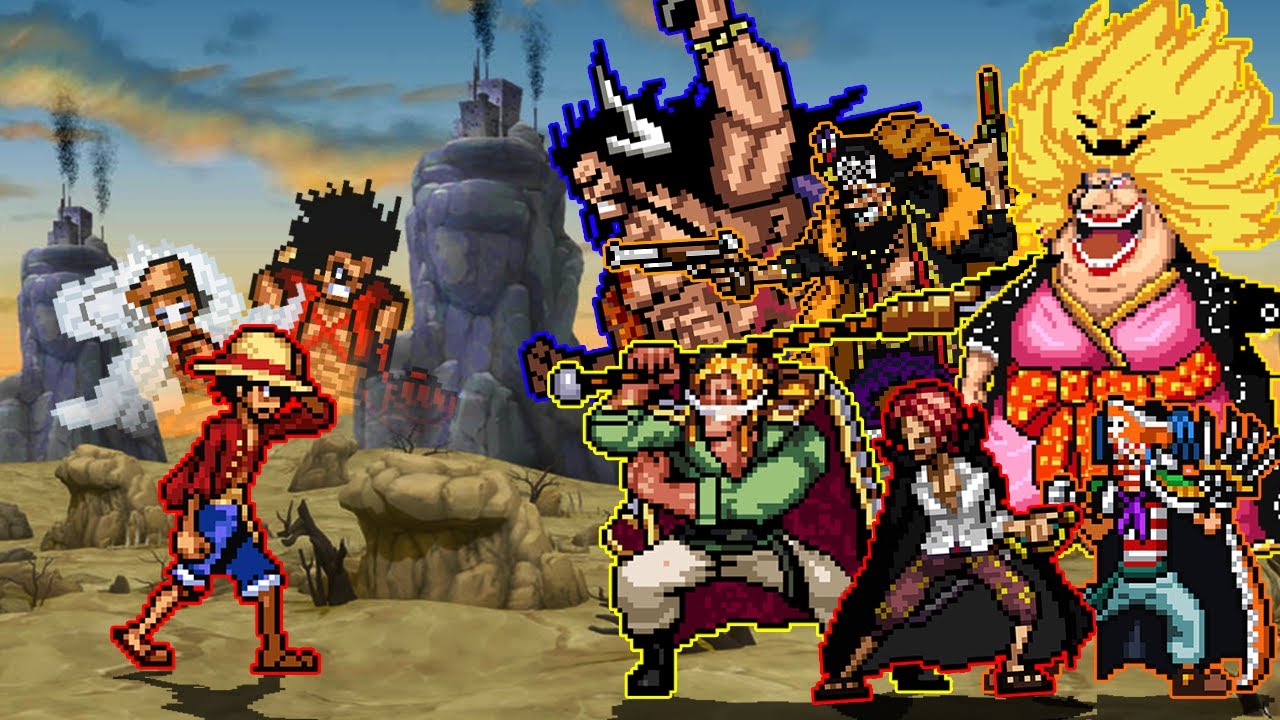 Luffy VS All Yonko