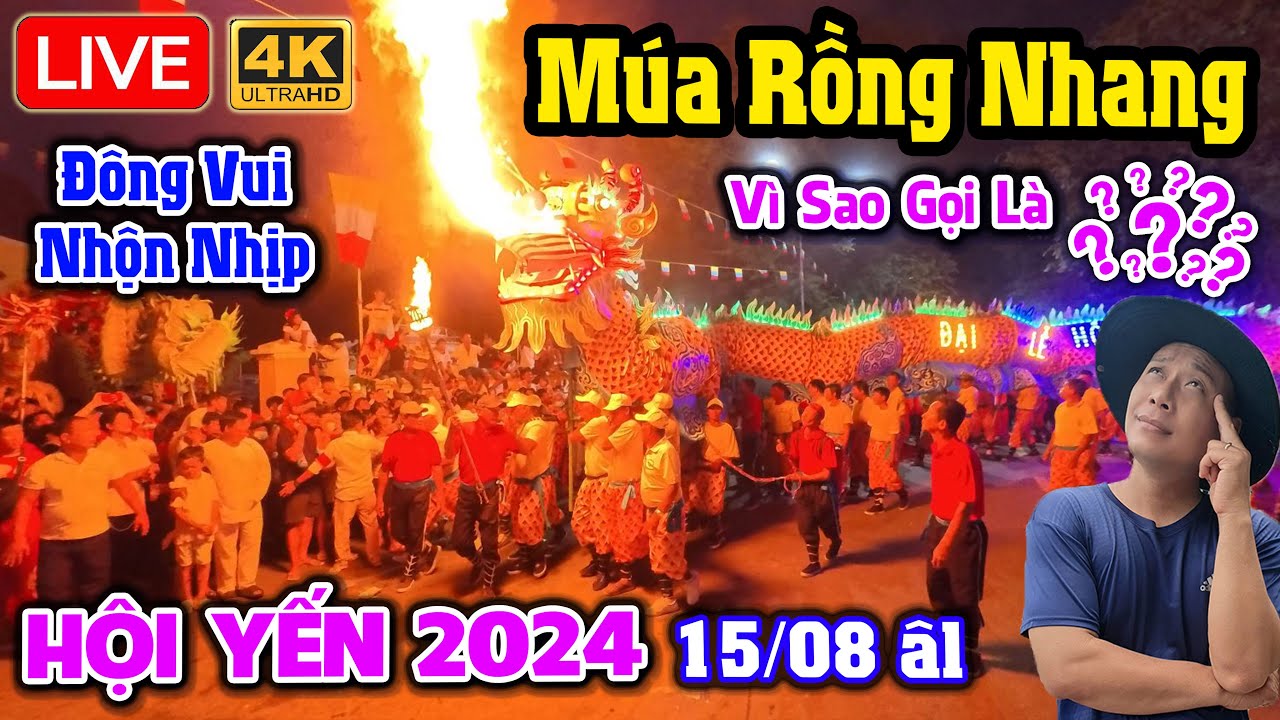 Trực Tiếp 4K : Múa Rồng Nhang Tòa Thánh Tây Ninh Hội Yến 2024 | Vì Sao Gọi Là MÚA RỒNG NHANG ???