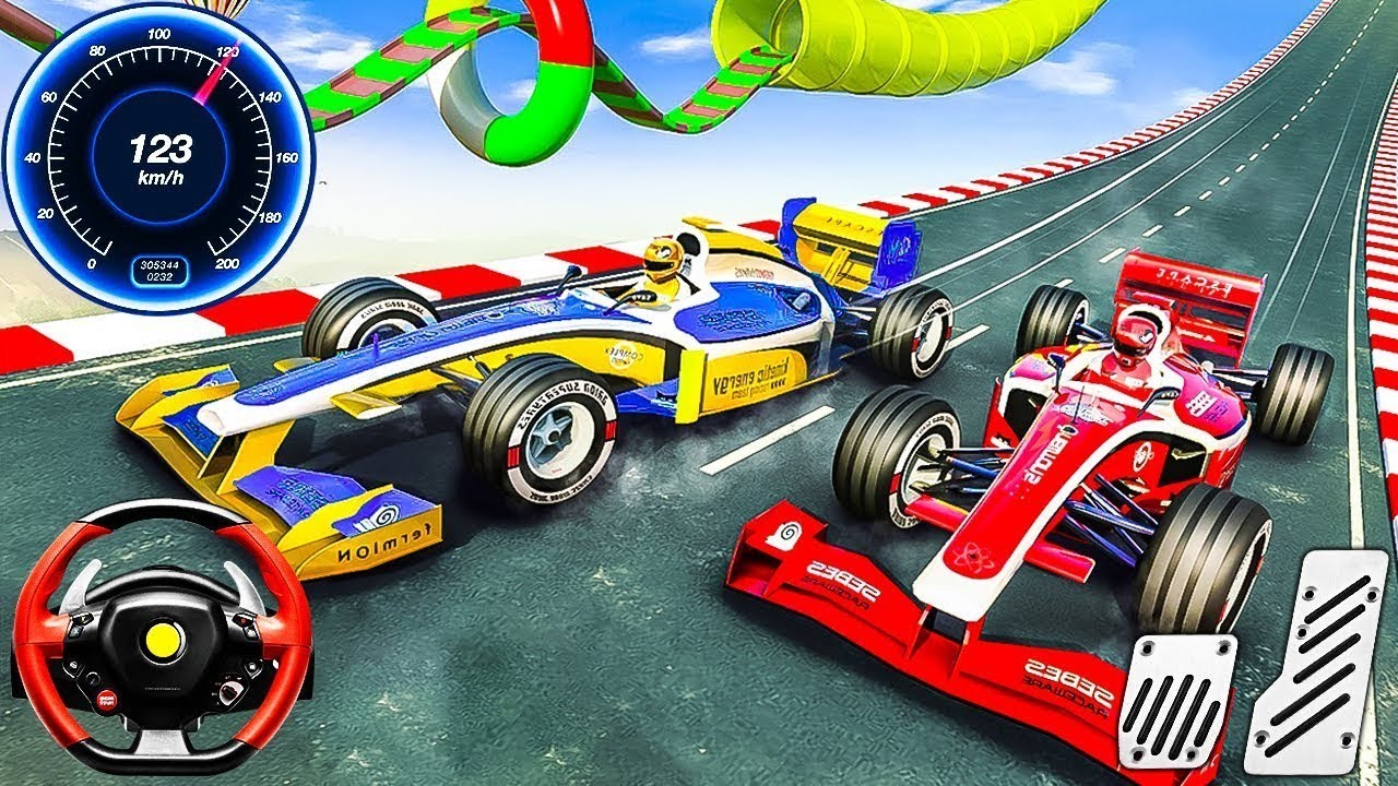 GT Formula Car Mega Ramp Extreme Racing - Formula Car Racing Stunts 3D - Android GamePlay #1