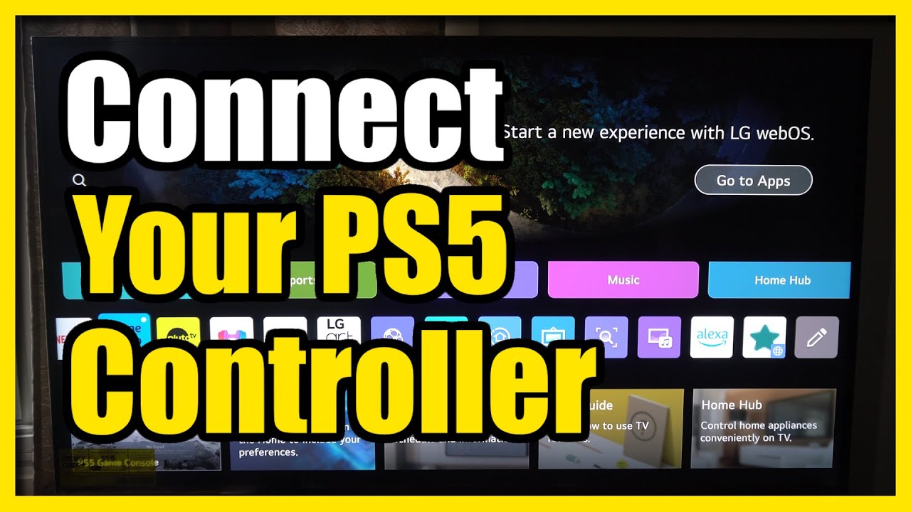 How to Connect PS5 Controller to your LG TV (Easy Tutorial)