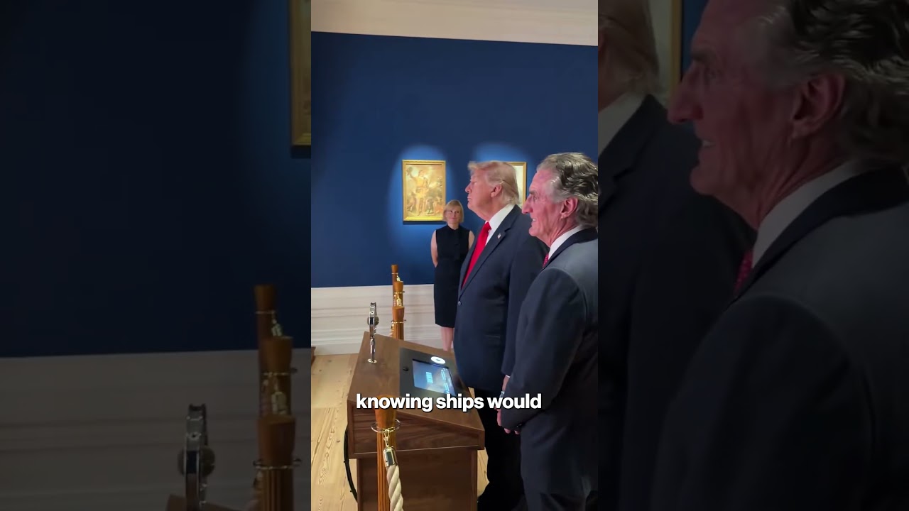 Watch President Trump's reaction to AI Teddy Roosevelt #shorts