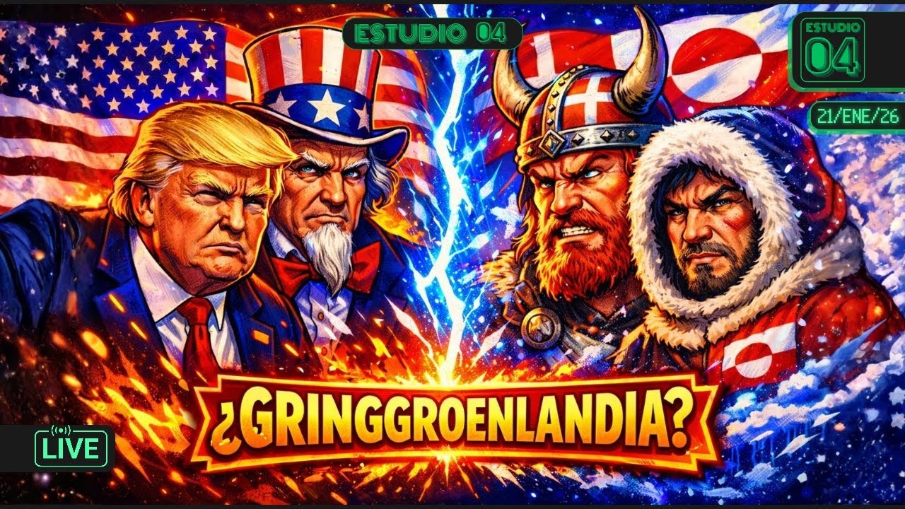 INCREÍBLE! 🚨 GRINGROENLANDIA 🟢 ¿TRUMP LO LOGRÓ? 🟢 AM3NAZA AL MUNDO🎙️ ESTUDIO 04  📱