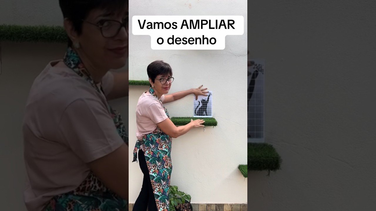 COMO AMPLIAR DESENHO - muito f&aacute;cil #diy
