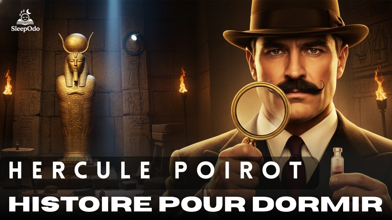 Hercule Poirot | 3H | Le Tombeau d’Égypte | Histoire pour dormir 🌙| Récit apaisant | Voix homme