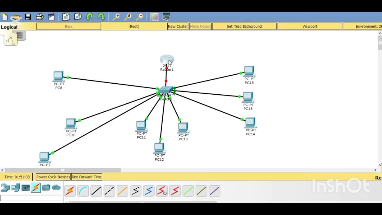 Configuring office network using vlans and DHCP in Cisco packet tracer
