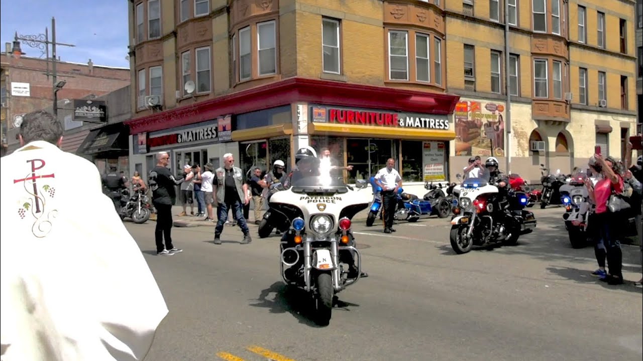 The Christian Riders Bike Blessing at St John the Baptist Cathedral  Paterson, NJ