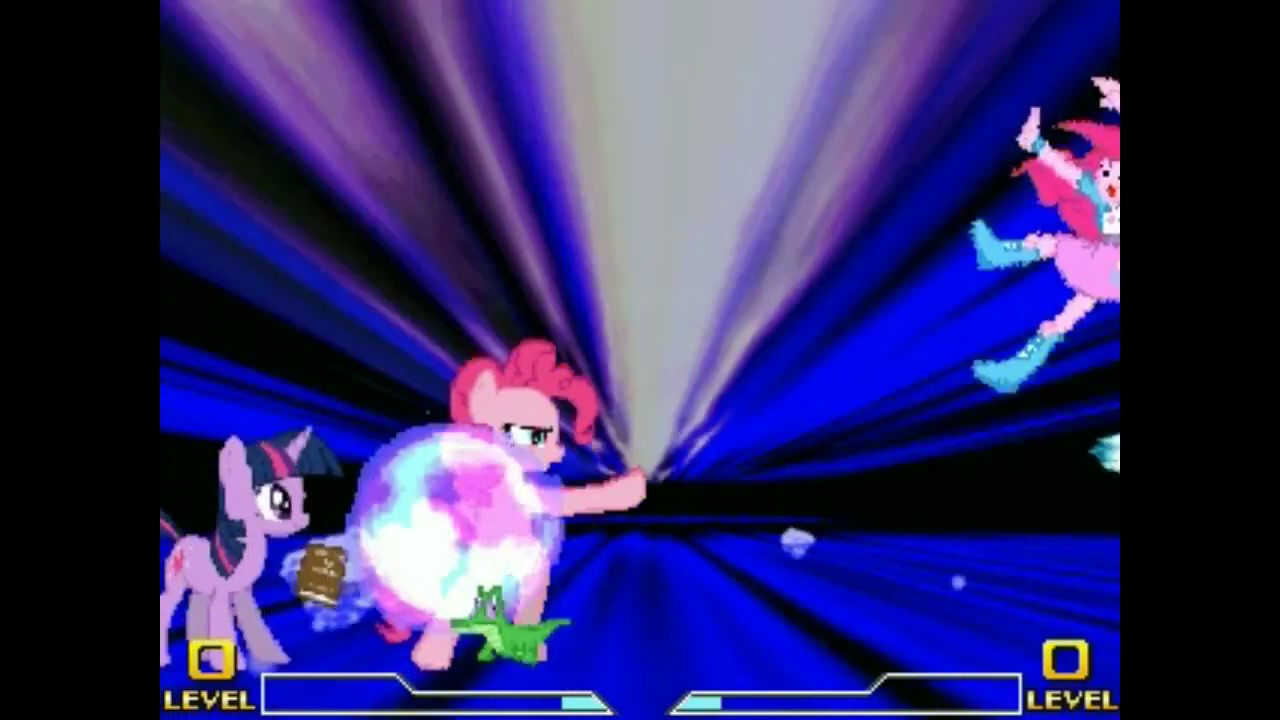 Mugen - Pinkie must Defeat herself [with Twilight]