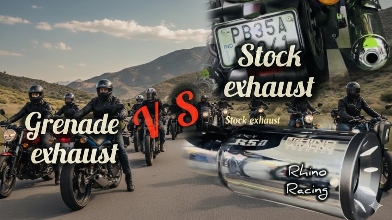 Grenade exhaust 650 