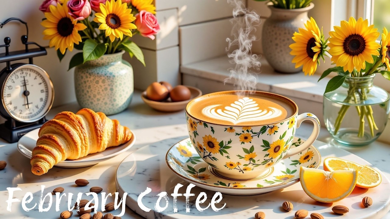 Февральский Перерыв На Кофе ☕ Нежный Джаз И Теплая Атмосфера Босса-Новы