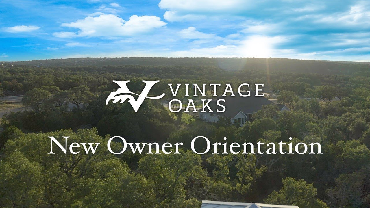 Vintage Oaks POA New Owner Orientation
