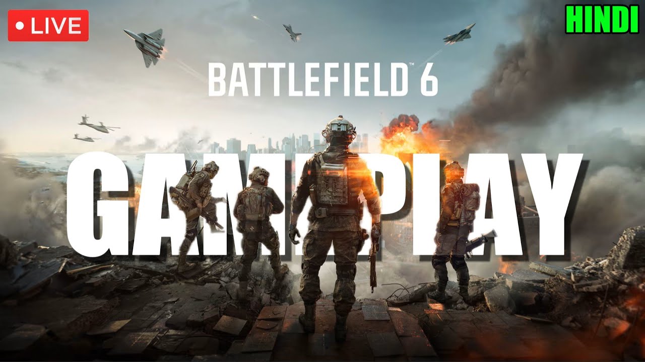 🔴 Battlefield 6 (HINDI) Gameplay! MANJEEGAMING Chillstream 