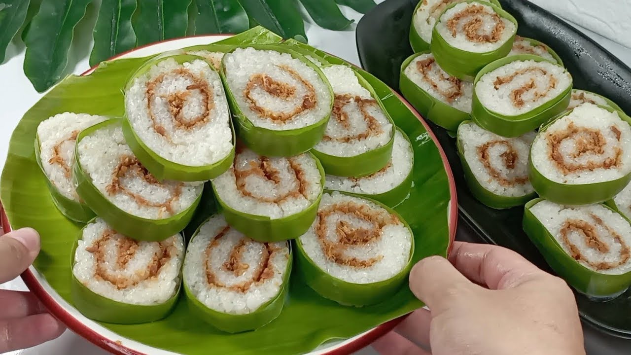 KALAU PUNYA BERAS KETAN, SANTAN DAN DAUN PISANG, BUAT KUE TRADISIONAL INI, RESEP LEMPER GULUNG ABON