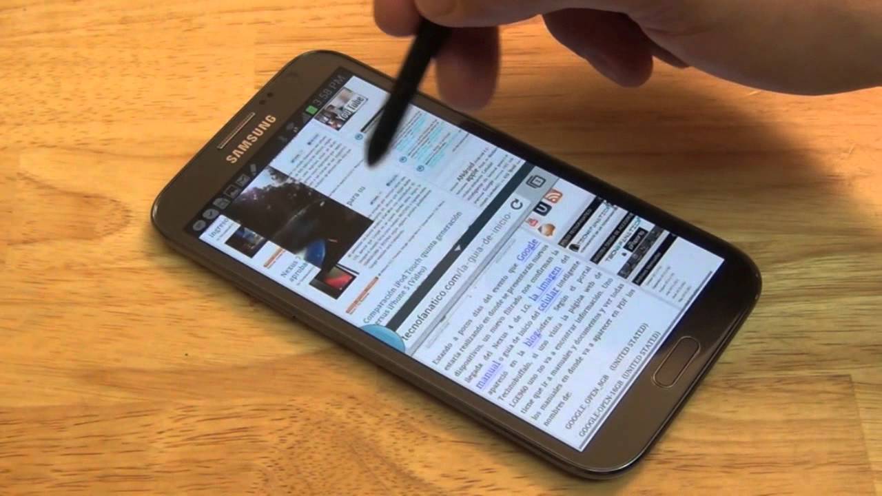 Análisis Samsung Galaxy Note II